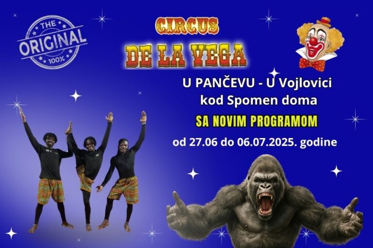 Cirkus Dela Vega u Pančevu– Spektakularne akrobate iz Afrike!