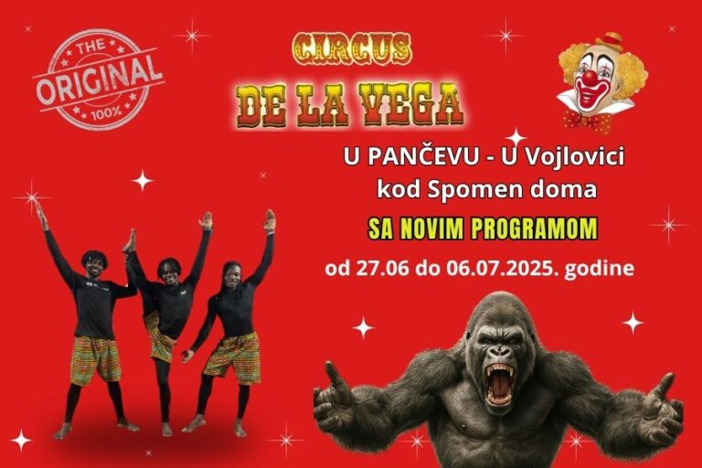Cirkus Delavega u Pančevu – spektakl od 27. juna!