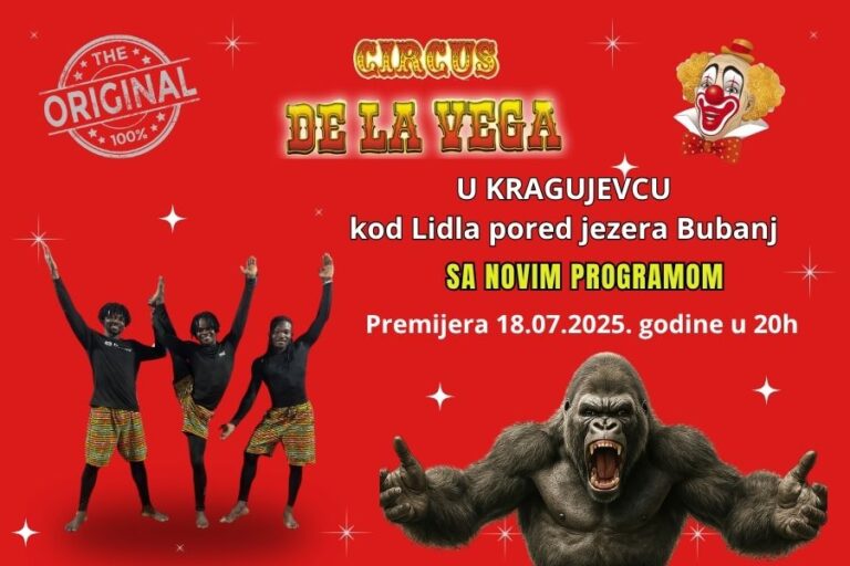 Cirkus Delavega – premijera u Kragujevcu 18.07.