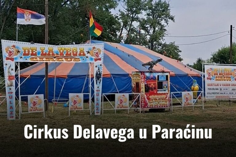 Cirkus Delavega u Paraćinu – premijera 14. avgusta