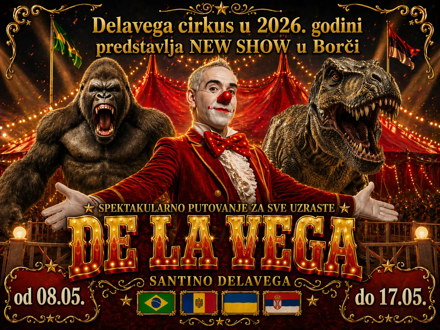 Cirkus delavega gostuje u Borči kod stadiona BSK